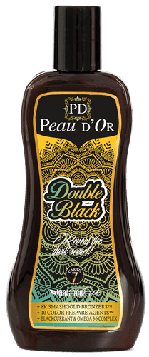 PEAU D'OR DOUBLE BLACK  / BOTTLE OR SACHET / SUNBED TANNING LOTION (14)