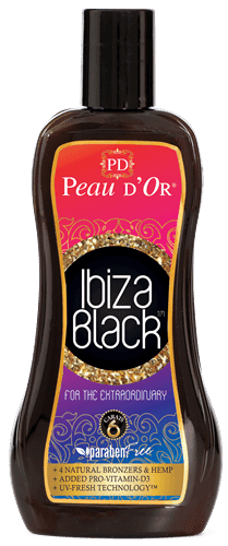 PEAU D'OR IBIZA BLACK  / BOTTLE OR SACHET / SUNBED TANNING LOTION