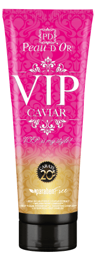 PEAU D'OR VIP CAVIAR  / BOTTLE OR SACHET / SUNBED TANNING LOTION