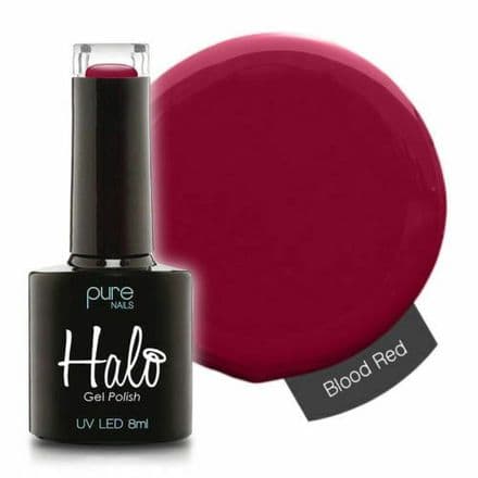 PURE NAILS - HALO GEL POLISH - BLOOD RED - 8ML - LATEST COLLECTION