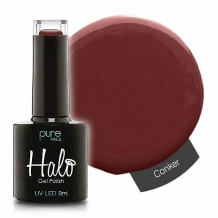 PURE NAILS - HALO GEL POLISH - CONKER - 8ML - LATEST COLLECTION