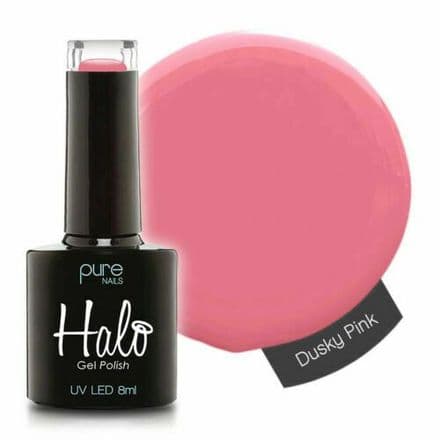 PURE NAILS - HALO GEL POLISH - DUSKY PINK - 8ML - LATEST COLLECTION