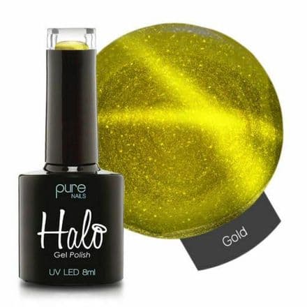 PURE NAILS - HALO GEL POLISH - GOLD - 8ML - LATEST COLLECTION