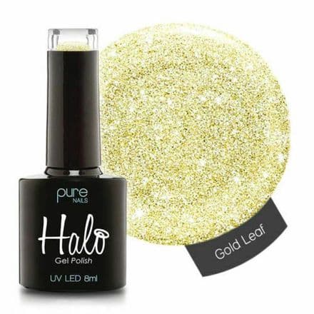 PURE NAILS - HALO GEL POLISH - GOLD LEAF - 8ML - LATEST COLLECTION