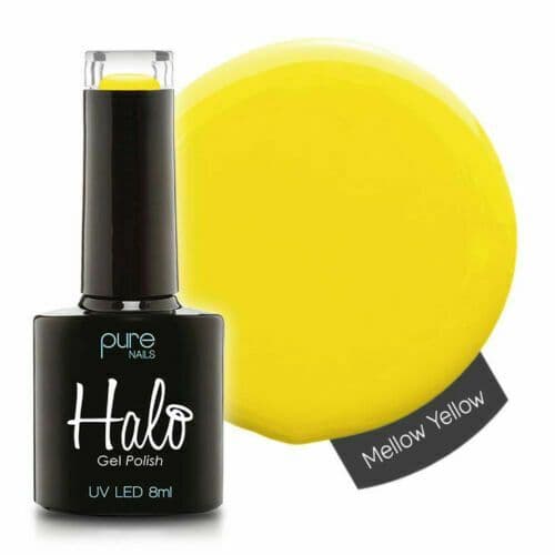 PURE NAILS - HALO GEL POLISH - MELLOW YELLOW - 8ML - LATEST COLLECTION
