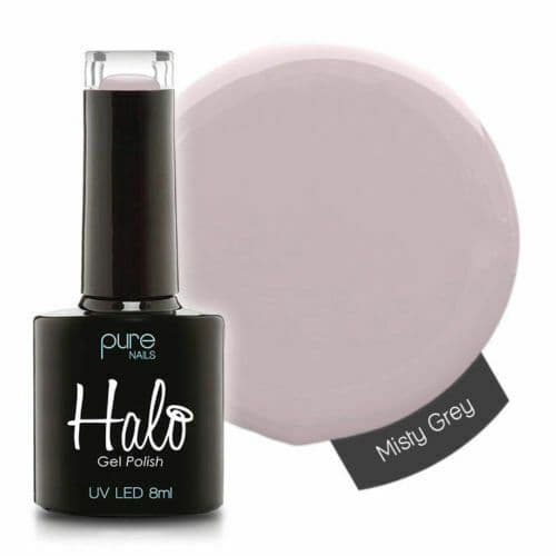 PURE NAILS - HALO GEL POLISH - MISTY GREY - 8ML - LATEST COLLECTION