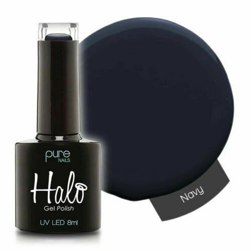 PURE NAILS - HALO GEL POLISH - NAVY - 8ML - LATEST COLLECTION