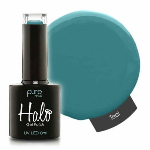 PURE NAILS - HALO GEL POLISH - TEAL - 8ML - LATEST COLLECTION