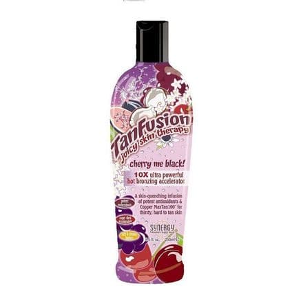 SYNERGY TANFUSION CHERRY ME BLACK BOTTLE  SUNBED TANNING LOTION