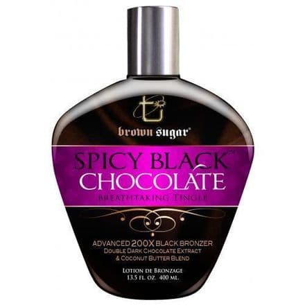 TAN INCORPORATED - BROWN SUGAR SPICY BLACK CHOCOLATE - BLACK BRONZER SUNBED TANNING LOTION