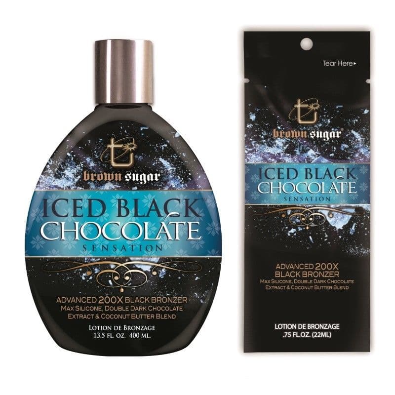 TAN INCORPORATED - ICED BLACK CHOCOLATE - COOLING BRONZER SUNBED TANNING LOTION